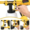 thumbnail image 2 of Lepmerk 600W High-Power HVLP Paint Sprayer with 3 Nozzles & Patterns, 1200ml Capacity, Easy-Clean Design for Furniture, Cabinets, Fences, DIY Projects, Yellow, US Standard EP013, 2 of 7