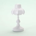 thumbnail image 2 of EIMELI Lampe de Table 500mAh USB Rechargeable LED Nuit Lumière Oeil-Protection Lotus Forme Bureau Lumière Luminosité Réglable Rétro Lampe de Bureau pour Photo Accessoires Chevet Lumière pour Chambre à Coucher Chambre d'Étude, 2 of 5
