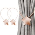 thumbnail image 2 of Magnetic Curtain Tiebacks Clips Decorative Rope, 2 Pack Tie Backs Weave Holder For Window Draperies Hold Curtains Drape Ties Backs Holdback,, 2 of 5