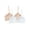 White / Light Cappuccino, variant on Wonder Nation Girls Seamless Bra, 2-Pack, Sizes S-XXL