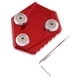 thumbnail image 1 of Soporte de pie de extensión para moto scooter Baoblaze rojo Placa de almohadilla de extensión de Kickstand, 1 of 7