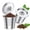 1pc #001, variant on 1pc Universal Reusable K Cups, Stainless Steel K Cup Filters for Keuirg 1.0 & 2.0 Coffee Makers, BPA-Free Refillable Coffee Pods