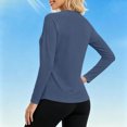 thumbnail image 7 of Tqcoqu Workout Tops for Women Long Sleeve Sun Shirt UPF 50+ UV Protection Running Hiking Clothes Quick Dry Athletic Tops, 7 of 7