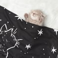 thumbnail image 2 of Naloa Star Gazing Cat Illustration Dog Blanket, 3 Sizes Cat Blanket for Indoor Cats Large Medium Small Dog Gifts-Medium, 2 of 8