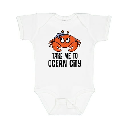 

Inktastic Ocean City Maryland Cute Crab Gift Baby Boy or Baby Girl Bodysuit
