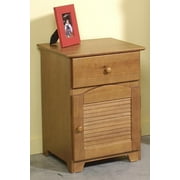 Shutter Pine Night Stand, Pecan