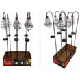 thumbnail image 3 of Alpine 8048323 33 in. Solalris Glass & Iron Edison Bulb Solar Garden Stake, Bronze - Pack of 6, 3 of 3
