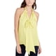 thumbnail image 1 of Blusa de punto con lazo en el frente Rachel Roy Madeline para mujer amarillo 8, 1 of 1