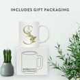 thumbnail image 4 of Koyal Wholesale Ceramic Coffee Mug, Exotic Tropical Monogram, Letter S, 4 of 5
