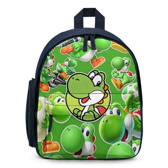 Cartoon Yo-shi Backpacks Bookbag Casual Daypack Backpacks for Travel Camping Hiking