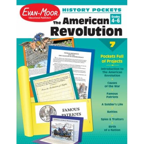 Pre-Owned History Pockets: The American Revolution, Grade 4 - 6 Teacher Resource (Paperback) 1596732601 9781596732605
