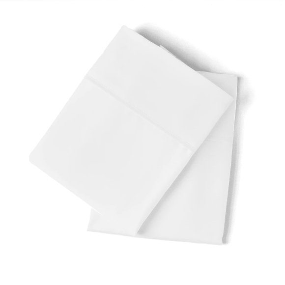 PeachSkinSheets Night Sweats: The Original 1500tc Soft King Pillowcase Set Classic White