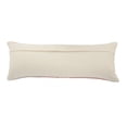 thumbnail image 4 of Ox Bay 14" x 36" Hand-Woven Multicolored/ Cream Diamond Organic Cotton Pillow Cover, 4 of 8