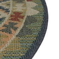 thumbnail image 6 of Unique Loom Baja Outdoor Collection Area Rug - Paz (7' 10" Round Green/Ivory), 6 of 7