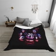 thumbnail image 3 of Lsque Five Nights At Freddy'S Print Flannel Throw Blanket, Ultra-soft Blanket for Bed, Couch, Car, Hypoallergenic Anti-pilling blanket-, 3 of 8