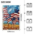 thumbnail image 3 of Usa Flags Ring Binder Notebook Journey Note Diary College Ruled Spiral Notebook Study Loose Leaf Paper A5 60 Pages, 3 of 8