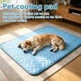 thumbnail image 3 of Cooling Mat for Dogs, Cooling Mat for Cats, Gel Cooling Mat for Dogs, Barkley Cooling Mat, 48X30 In, Rabbit Cooling Mat, Xl Cooling Mat for Dogs, Outdoor Use, Light Blue, 1 Pc, 3 of 4