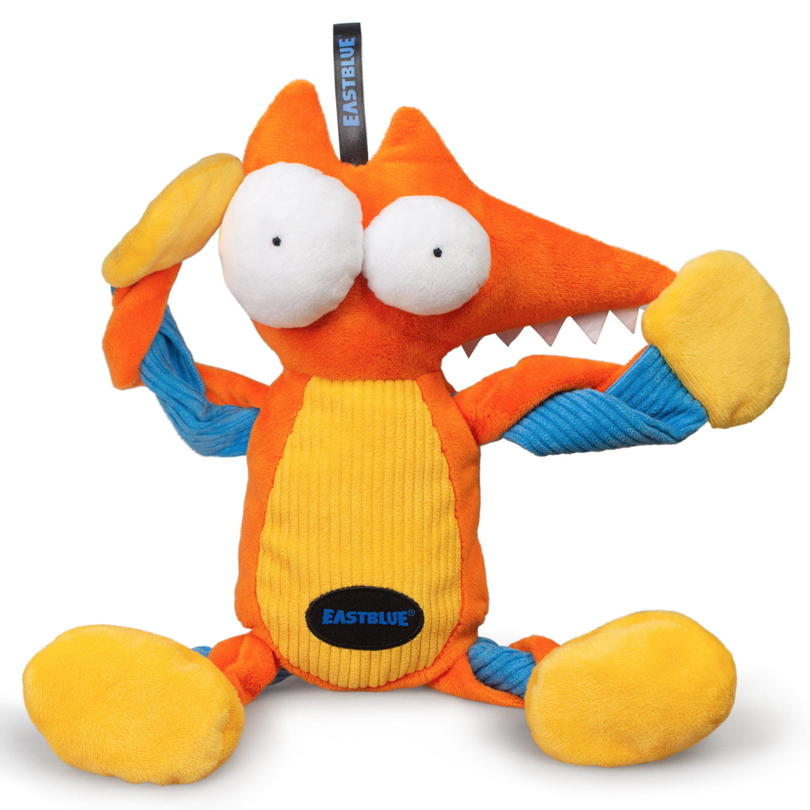 EASTBLUE Squeaky Dog Toys, Puppy Toys, Plush Fox Toy for Small / Medium  Breed 