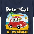 thumbnail image 3 of Pete The Cat - At The Beach - Toddler And Youth Short Sleeve Graphic T-Shirt, 3 of 6