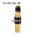 thumbnail image 1 of Saxophone Metal Mouthpiece with Reed Clip for Tenor Soprano Alto Sax Size 56789, 1 of 5