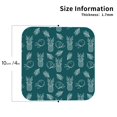 thumbnail image 2 of Kdxio Tropical Pineapple Funny Coasters,4 Pcs Leather Coasters,Housewarming Gifts,Protect Furniture from Water Marks Scratch and Damage, 2 of 8
