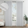 thumbnail image 2 of Top Finel White Pleated Window Shades, 100% Blackout Linen, 52" x 84", 2 of 10