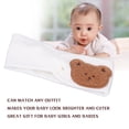 thumbnail image 3 of Bandeau Bébé, Mignon Ours Cartoon Fabriqué à la Main Doux Extensible Coton pour 0-8 Ans, 3 of 8