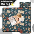 thumbnail image 4 of Blue Basketball Related Items Pattern Toddler Nap Mats for Kids Preschool,Sleeping Mat Bag or Kids,Toddler Sleeping Bag,Toddler Nap Mat or Daycare, 4 of 6