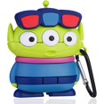 thumbnail image 1 of Funda de dibujos animados para Airpods 2.º y 1.º, diseño moderno, divertido y genial para niños, adolescentes y niñas. Personaje único y divertido (gafas de tres ojos)., 1 of 5