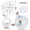 thumbnail image 3 of Swimming Pool Lights with Remote Control RGB Dive Light Durable LED Bulb Portable Underwater Night Light, 3 of 7
