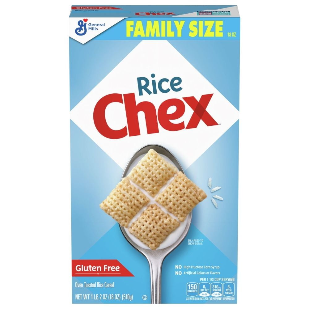 General Mills Rice Chex Cereal 18 oz & General Mills Corn Chex Cereal 18 oz