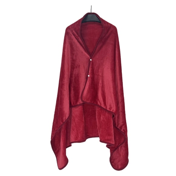 Billuyoard Manta poncho portátil multifunción de felpa, abrigos de oficina elegantes para mujer, chales térmicos de invierno Suministros térmicos do