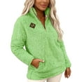 thumbnail image 2 of Fleece Pullover Women Long Sleeve Half Zip Sherpa Jacket with Side Pockets Soft Warm Trendy Teddy Winter Sweatshirts, 2 of 4