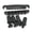 Black, variant on Yokua Tune O-Matic Tailpiece Bridge with Studs Mounting Parts Guitar Replacement Parts