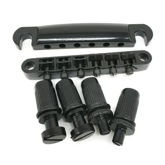 Yokua Tune O-Matic Tailpiece Bridge with Studs Mounting Parts Guitar Replacement Parts