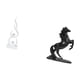 thumbnail image 5 of Escultura abstracta de fuego,Estatua de arte abstracto,adorno decorativo para el hogar,Estatua del caballo,Estatua de caballo de resina,escultura animal decorativa.,Figuras de caballos Modelo, 5 of 8