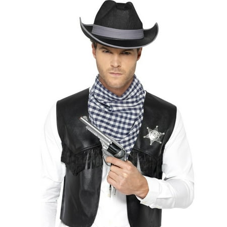 Adult's Mens Western Gunslinger Outlaw Sheriff Costume Kit