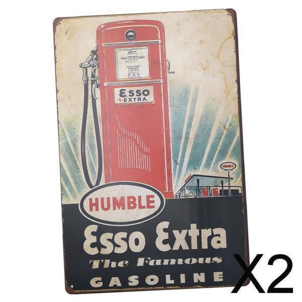 Cartel de estaño perfecl 2x 20x30cm vintage Shabby chic Decoración para cerveza bar 2 piezas