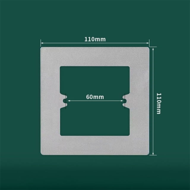 86 Type Switch Socket Wall Panel Decorative Frame Cover Wall Switch Bottom Box White Grey PC Switch Surround Plate