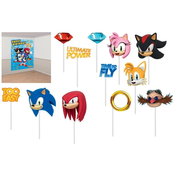 Sonic the Hedgehog - Backdrop Scene Setter and Accessories