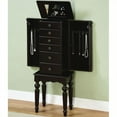 thumbnail image 2 of Powell Traditional Ebony Jewelry Armoire, 2 of 9