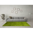thumbnail image 3 of Ahgly Company Indoor Square Oriental Yellow Industrial Area Rugs, 6' Square, 3 of 4