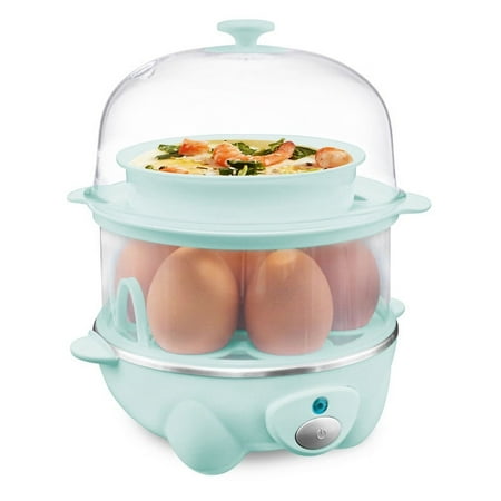 Elite Cuisine EGC5104 Automatic 2-Tier Egg Cooker/Steamer