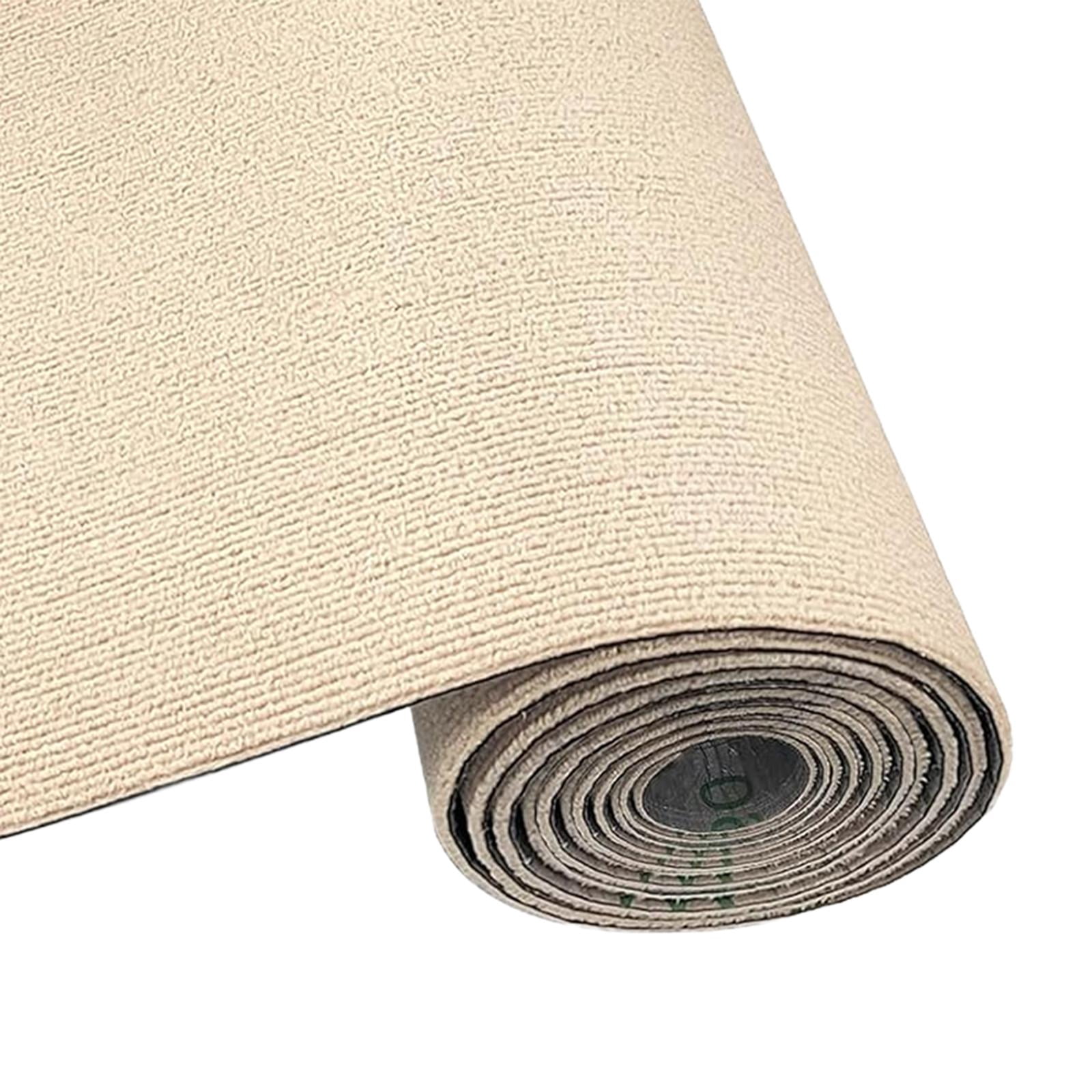 EHJRE Cuttable Scratching Mat for Cats, Self- Replacement Mat, 40 X 200 Cm, Cover for Scratching Post Shelves, Cat Carpet for Cat Scratching Post Khaki