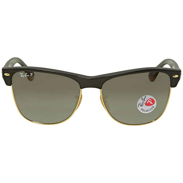 Ray Ban Clubmaster Grey Gradient Square Polarized Men's Sunglasses RB4175  877/M3 57 