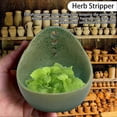 thumbnail image 4 of Herb Stripper Bowl Efficient Leaf Removal Tool for Kale Herbs Multipurpose 4-Hole Herb Peeler Kitchen Essential, 4 of 5