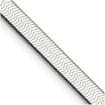 Auriga 925 Sterling Silver 4.5 mm Magic Herringbone Chain Necklace for Men 22"