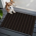 thumbnail image 3 of Simple Line Black Entryway Rug 2'x3'&nbsp; Non Slip Front Door Mats, Black Modern Art Geometric Entrance Rugs Indoor Outdoor Carpet, Washable Floor Mats Small Area Rug for Bedroom Kitchen, 3 of 8