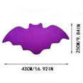 thumbnail image 3 of YaoZQ 1-Pack Halloween Pet Food Mat For Dog & Cat Bowls. A Bat Shaped, Waterproof & Non- Silicone Placemat. A Washable Mat For Food & Water., 3 of 6