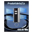 thumbnail image 3 of Garage Door Hand Transmitter for Standard Steel RCU433-2K, EA433-2KS, 3 of 5
